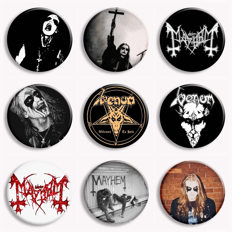Vintage Collectible Pins - Rock Mayhem Band Soft Button Pin