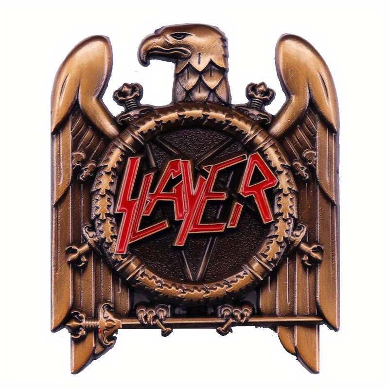 Vintage Collectible Pins - 1pc Retro Heavy Metal Band Pop