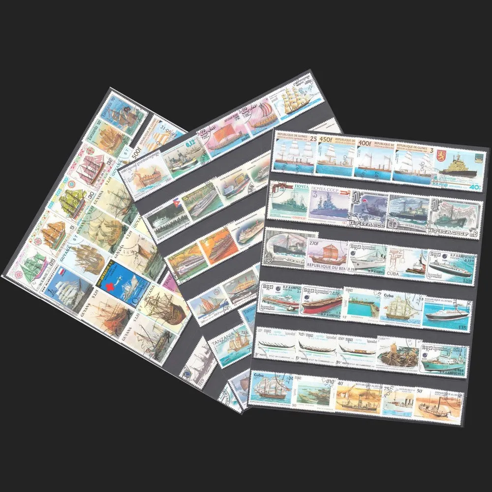 100 Special Stamps of Ships an - Collectible Vintage Postage Stamps review and price