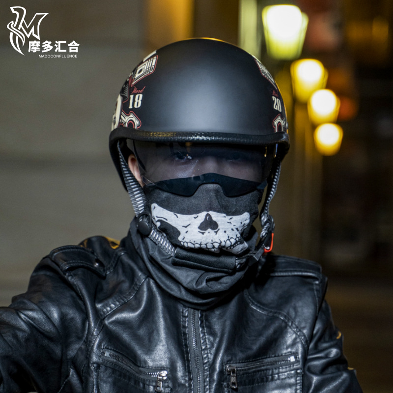 Retro Motorcycle Helmets for M - Lens Cap Vintage review and price