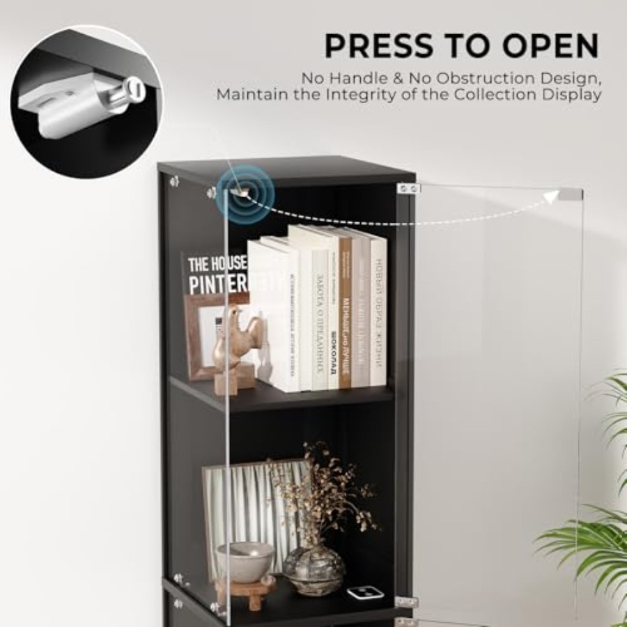 Corner display cabinet with gl - Collectible & Vintage Dolls For Halloween review and price