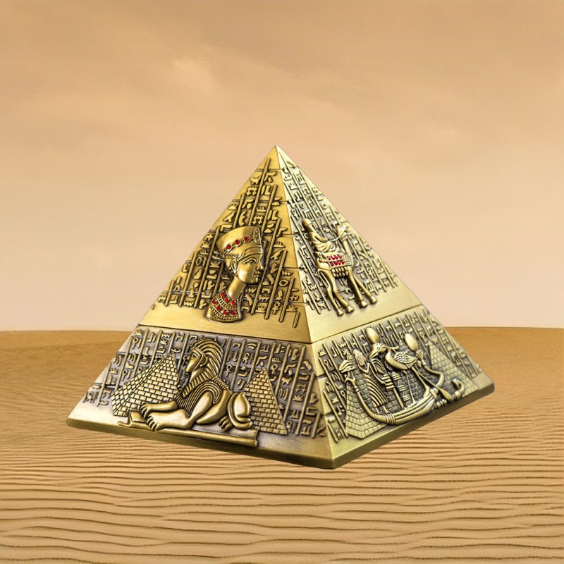 Egyptian Pharaoh Pyramid Ashtr - Vintage Collectible Ashtrays review and price