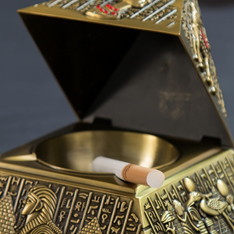 Egyptian Pharaoh Pyramid Ashtr - Vintage Collectible Ashtrays review and price