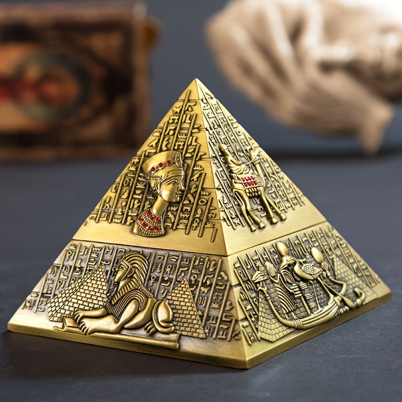 Egyptian Pharaoh Pyramid Ashtr - Vintage Collectible Ashtrays review and price