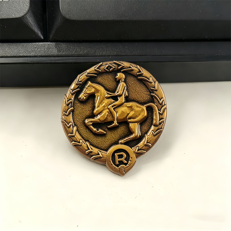 German Young Horseman Badge Ge - Vintage Collectible Pins review and price