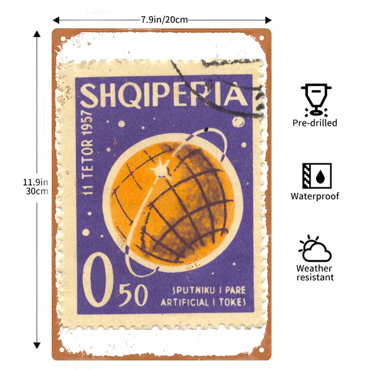 2D FLAT 1pc Vintage Albania 19 - Collectible Vintage Postage Stamps review and price