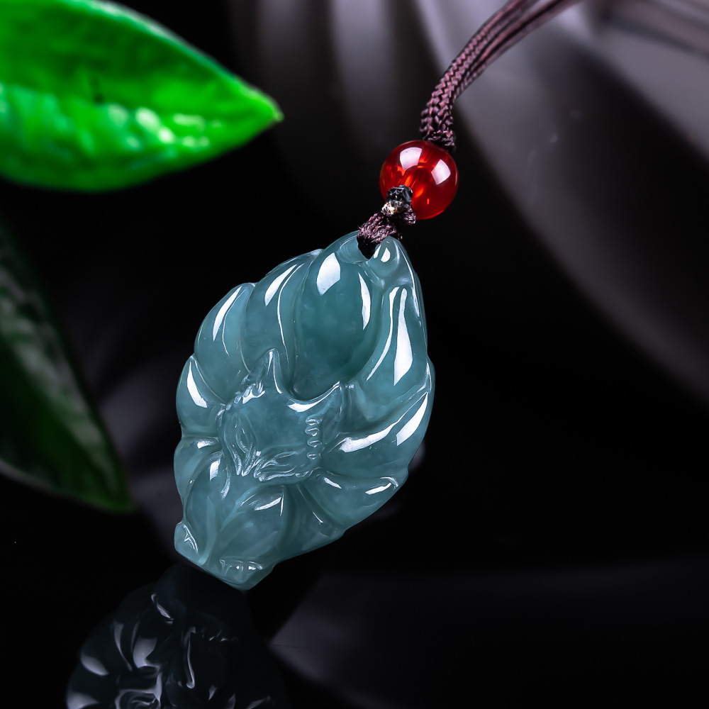 Natural Burmese Jadeite Fox Pe - Vintage Collectibles For Sale review and price