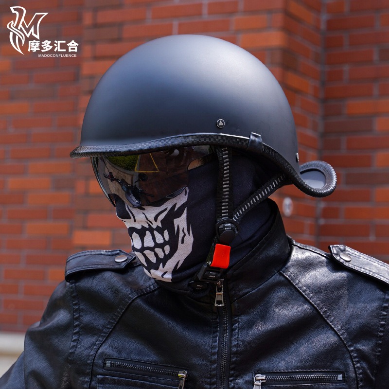 Retro Motorcycle Helmets for M - Lens Cap Vintage review and price