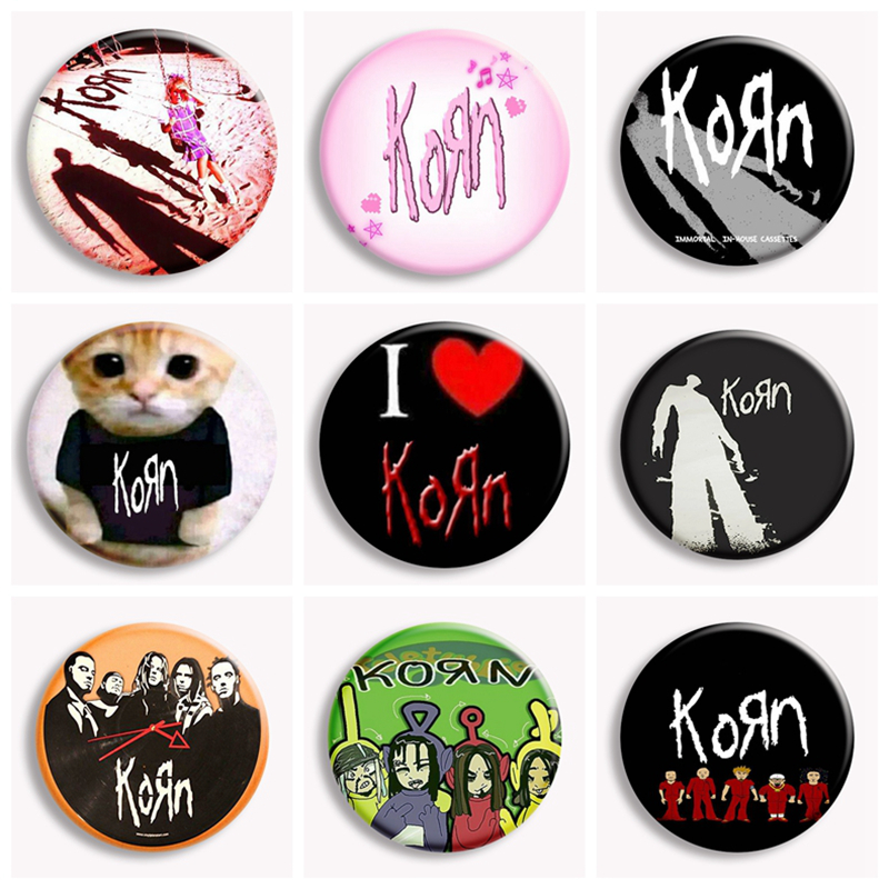Hip Hop Korn Music Rock Band C - Vintage Collectible Pins review and price