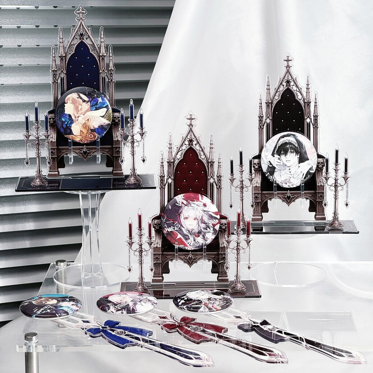Gothic Throne Acrylic Badge Di - Vintage Collectible Pins review and price
