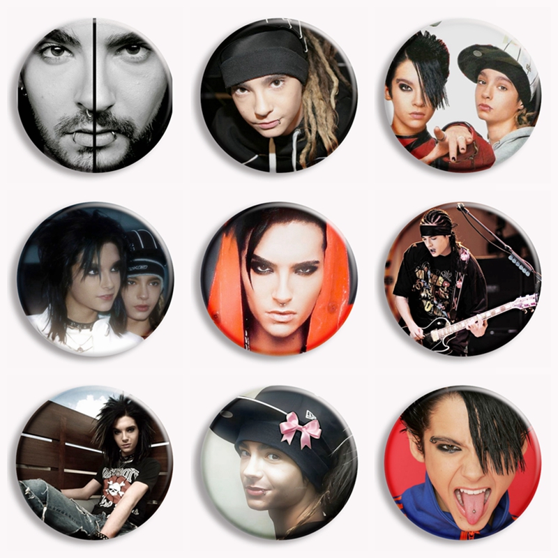Rock Band Tokio Hotel Kaulitz  - Vintage Collectible Pins review and price