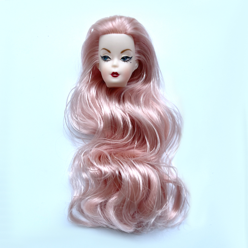 Blue Eye Wavy Curls Hair Doll  - Vintage Item review and price