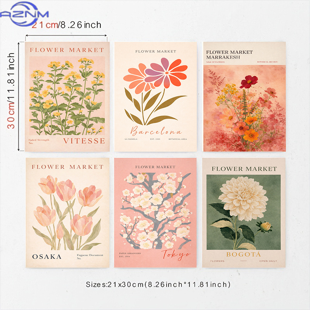 Collection of 6 Canvas Prints  - Vintage Collectible Market review and price