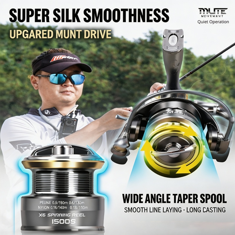 HASIDA X6 Spinning Fishing Ree - Developing Tank Reel review and price