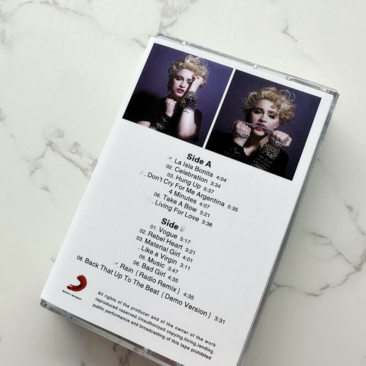 Madonna Classic Pop Music Cass - Vintage Collection review and price