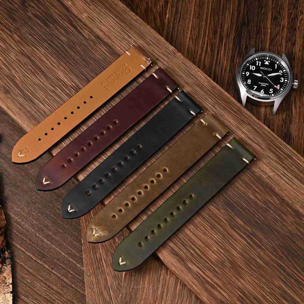 WOCCI Oil Wax Leather Watch St - Vintage Collectible Pins review and price